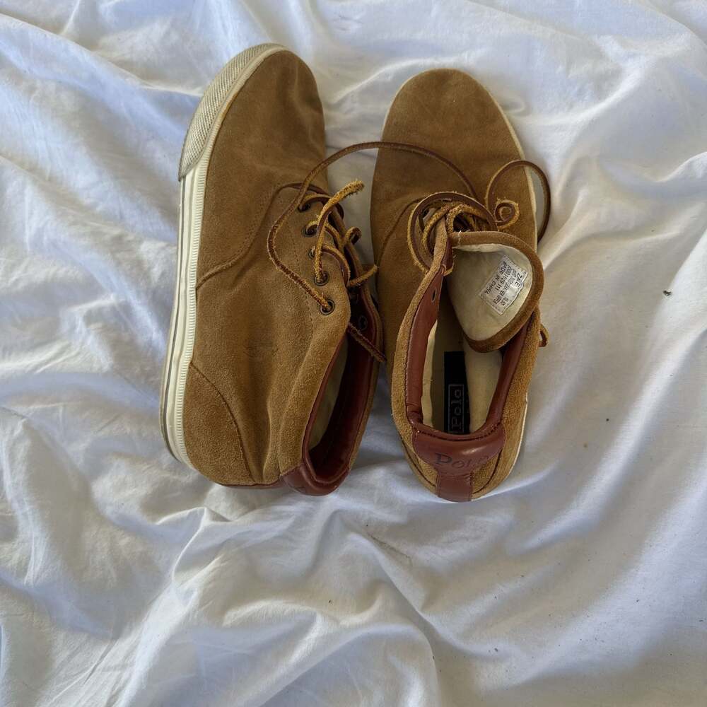 Polo Ralph Lauren Zale Oiled Suede Chukka Sneakers